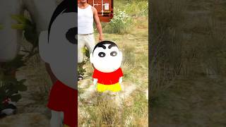 SHINCHAN SAW 😍 CONTAINER IN JUNGLE 🚗 gta5telugu shinchan doraemon bommalu prashugaming007 [upl. by Modie128]