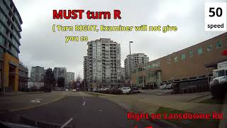 Richmond 3rd Ave ICBC ROADTEST practice Route 2  Full videos on YouTube [upl. by Hajin]