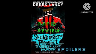 Skulduggery Pleasant A Mind Full Of Murder Book Review Spoiler [upl. by Carlin]