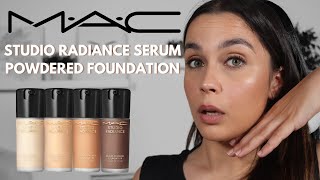 MAC Studio Radiance Serum Powered Foundation  Full Review and 9h Wear Test [upl. by Leicester275]