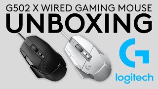 Logitech G502 X WIRED Gaming Mouse UNBOXING [upl. by Khosrow]