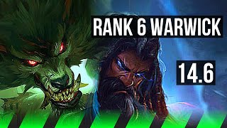 WARWICK vs UDYR JNG  Rank 6 Warwick Comeback 500 games  KR Grandmaster  146 [upl. by Hachman]