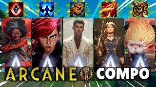 ¡Todos los Campeones en League of Legends de Arcane 🔥 La Compo OP de ARCANE [upl. by Audsley796]