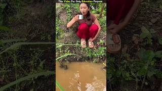 the girl cleaned the dirty water inzushorts 4CFactsOfficial facts shorts shortvideo [upl. by Anaeel]