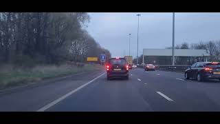 glasgows busy m8 motorway  short video November 2024 [upl. by Eirrehs]