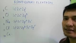 Contoh Konfigurasi Elektron [upl. by Eleik653]