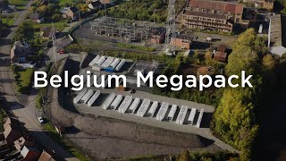 Tesla Megapack  Lessines Belgium [upl. by Fons]