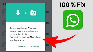 To Call Allow WhatsApp Access To Your Microphone  WhatsApp Access To Your Microphone [upl. by Hardwick435]