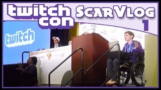 TwitchCon Vlog  Day 1 Streaming With Disabilities Panel And Gaming Lab [upl. by Alexandr]