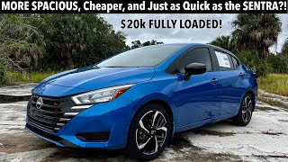 2024 Nissan Versa SR TEST DRIVEFULL REVIEW [upl. by Eisnil777]