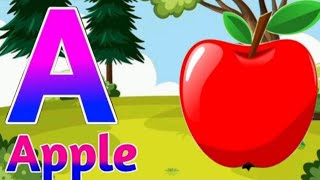 A for apple  अ से अनार  abcd phonics song  a for apple b for ball c for cat  abcd song  abcde [upl. by Neleh]