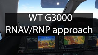 MSFS WT G3000 RNAVRNP approach tutorial MG HJet [upl. by Asina]