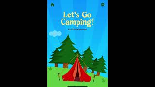 Kids Read Alouds  Lets Go Camping by Emma Duncan  PreK Reader and Learning Comprehension Quiz [upl. by Yeldahc]