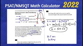 2023 PSATNMSQT Practice Test 1 Calculator Section [upl. by Rem706]