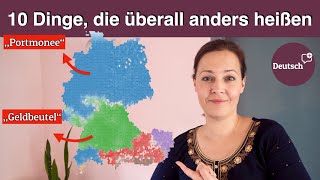 10 Dinge die je nach Region anders heißen Deutsche Alltagssprache [upl. by Lehcer550]