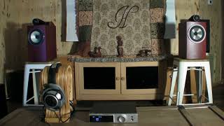 SMSL AO300 AmplifierDAC Bowers amp Wilkins 705 s3  1979 Classic Gold 4U￼ [upl. by Elna182]