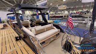 2023 Barletta Reserve Pontoon Walkaround at Minneapolis Boat Show [upl. by Andrey]