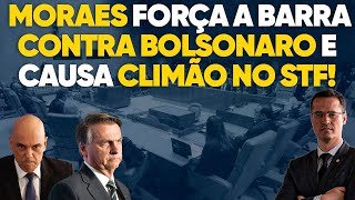 Climão ministros do STF incomodados com Moraes por atropelos no caso Bolsonaro [upl. by Markiv]