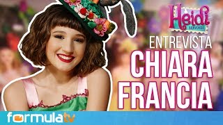 HEIDI Chiara Francia cuenta cómo convive con el éxito de la serie [upl. by Imled]