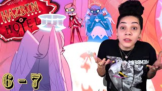 Sera Sucks HAZBIN HOTEL episode 6  7 Reaction  Welcome to Heaven  Hello Rosie [upl. by Innek]