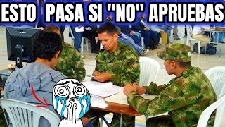 😬‼ESTO PASA si NO APRUEBAS tus EXÁMENES  INGRESO AL EJÉRCITO [upl. by Aeriel]