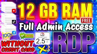 Get Free Windows RDP For Lifetime  How to Create RDP  Free Admin Rdp  cloud rdp  rdp cal [upl. by Alleuqram]