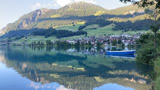 Lungern Lake Switzerland 🇨🇭 Swiss View [upl. by Liddle656]