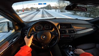 BMW X5 E70 30D 173kw POV Drive 15°C 4K [upl. by Rahcir287]