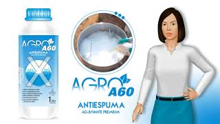 AGRO A60  ADJUVANTE ANTIESPUMA PARA CALDA AGRÍCOLA [upl. by Yderf]