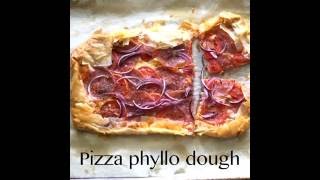 Phyllo Dough Pizza  Awesome and Delicious [upl. by Hildebrandt829]