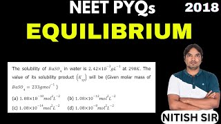 The solubility of BaSO4 in water is 242×103gL1 at 298K The value of its solubility product Ksp [upl. by Concepcion]