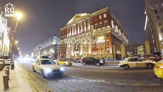 Moscow New Year and Christmas 2019 4K [upl. by Ellessig700]