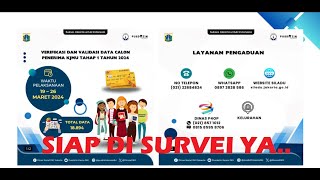 AKAN VERIFIKASI KJMU TAHAP 1 TAHUN 2024 ke Rumah 🏠 [upl. by Llednov]