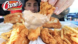 MUKBANG EATING RAISING CANES CHICKEN TENDERS amp FRIES WITH WINGSTOP CHEESE REAL EATING SOUNDS ASMR [upl. by Naicad305]