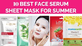 Best Hydrating Serum Sheet Masks for Different Skin Types  Best Moisturizer for Summer [upl. by Halilahk159]