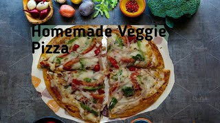 How to make Super Deluxe Veggie Pizza 🍕 Easy to Make at Home  Must Watch [upl. by Stoneman]