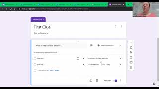 Making a Virtual Escape Room in Google or Office Forms [upl. by Tamar132]