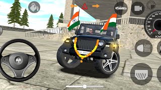 Dollar Song Modified Mahandar 4X4 Black Thar 😈  Indian Car Simulator 3D Gameplay Part 155 [upl. by Edgerton]