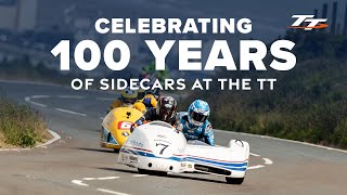 Parade Lap Celebrating 100 Years of Sidecars at the TT  2023 Isle of Man TT Races [upl. by Decato]