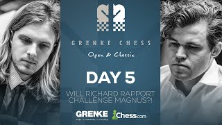 Can Rapport Challenge Magnus For Finals On The Penultimate Day GRENKE Chess Classic 2024 Rds 910 [upl. by Undine]