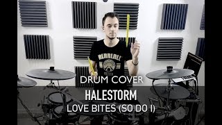 Halestorm  Love Bites So Do I  Quentin Brodier Drum Cover [upl. by Akinot]