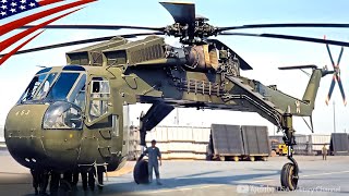 FunnyLooking Yet Unmatched Power Watch the CH54 Tarhe Skycrane in Action [upl. by Ahsot102]