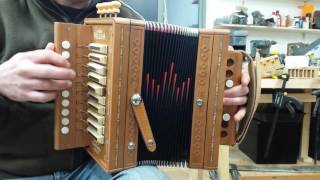 Beltuna Melodeon in D Cherry wood [upl. by Silera]