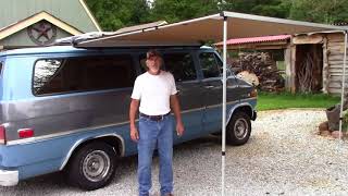 Awesome ARB awning for the Camping van DIY [upl. by Peppi]