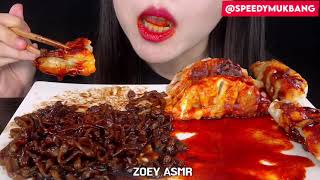 Zoey asmr 4x speed eating  Zoey asmr  Speedy mukbang [upl. by Judi]