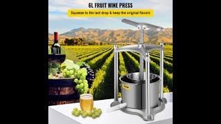 VEVOR Fruit Wine Press [upl. by Weinshienk]