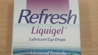 Refresh Liquigel Lubricant eye Drops [upl. by Michon668]