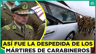 Así fue la despedida de los tres mártires de Carabineros que perdieron la vida en Cañete [upl. by Lysander]