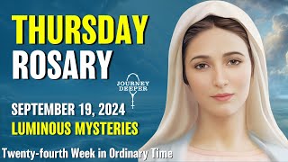 Thursday Rosary 💙 Luminous Mysteries of the Rosary 💙 September 19 2024 VIRTUAL ROSARY [upl. by Akit]