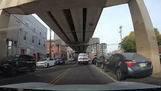 Driving on Front Street from Fishtown to Olney Philadelphia PA [upl. by Woodrow]